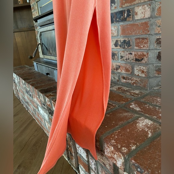 Vici - Bodycon Dress - M - Coral/Orange - Picture 4 of 6